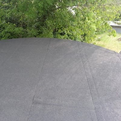 GRP fibreglass flat roofing