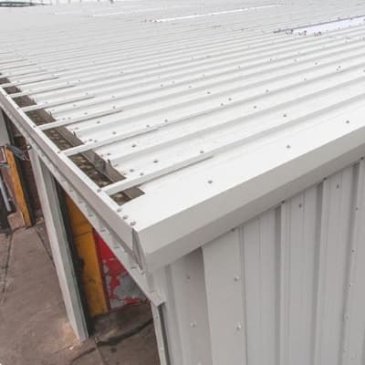 Commercial guttering and cladding