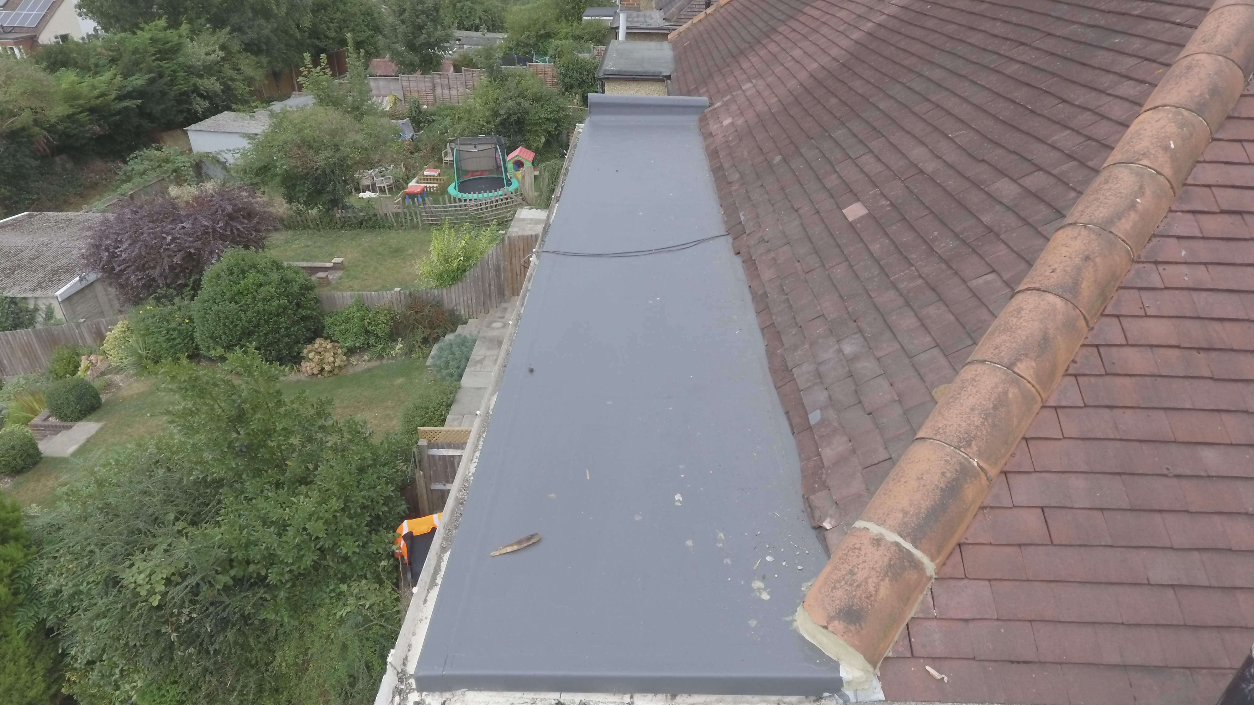 Fibreglass roofing job in Coulsdon