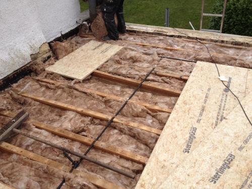 rockwall insulation on top of the cellotex